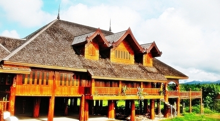 A Golden Teak Palace